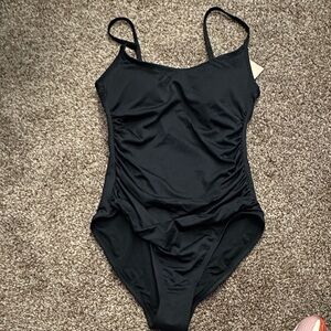 Brand New Black One-Piece Swimsuit - M